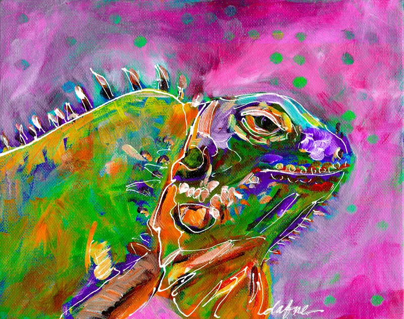 I is for Iguana