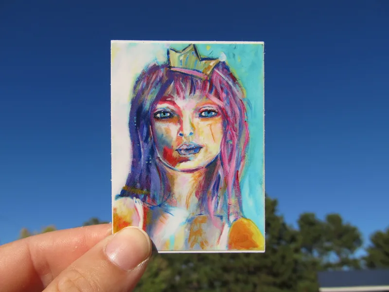 Girl Sticker